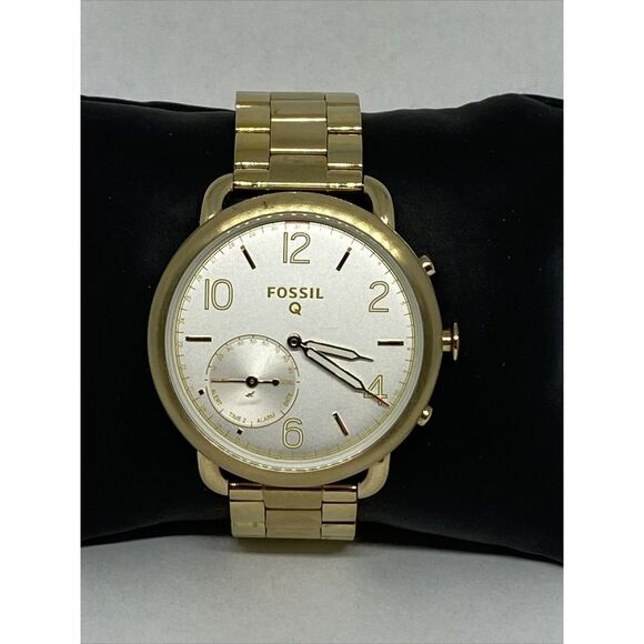 Fossil FTW1144 Womens Gold Stainless Steel Analog Dial Genuine Smart Watch CM610 - Picture 1 of 12
